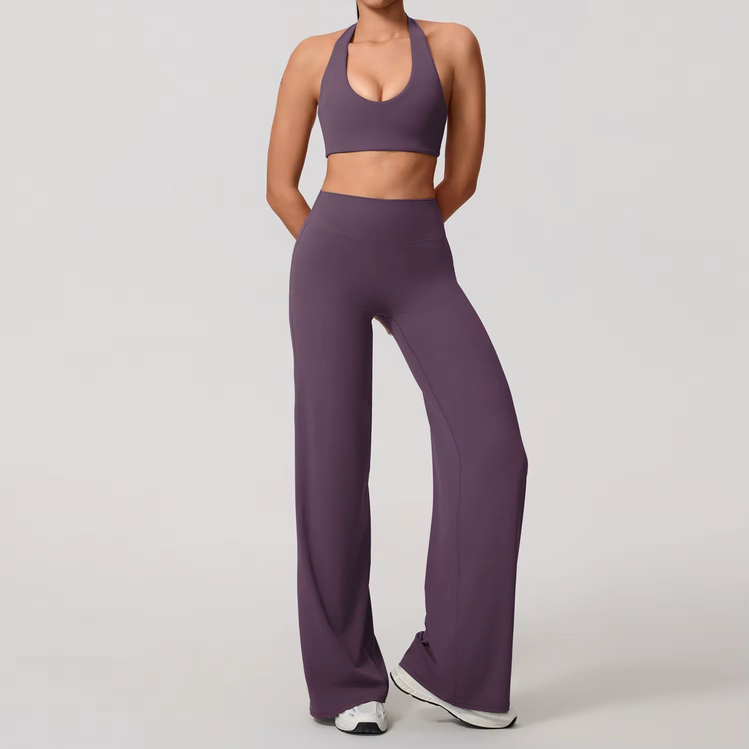 Halter & Calças Wide Leg