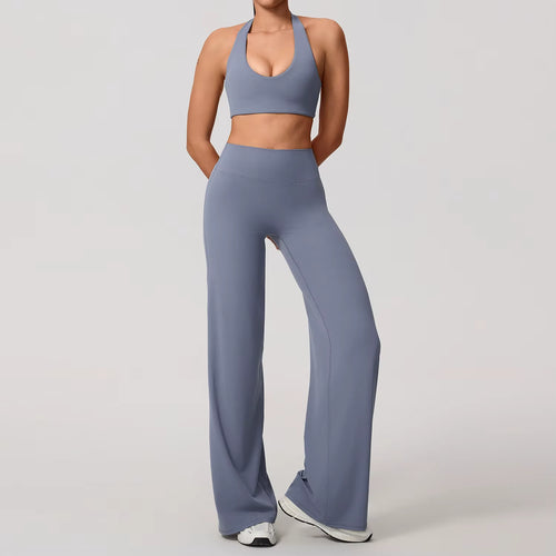 Halter & Calças Wide Leg